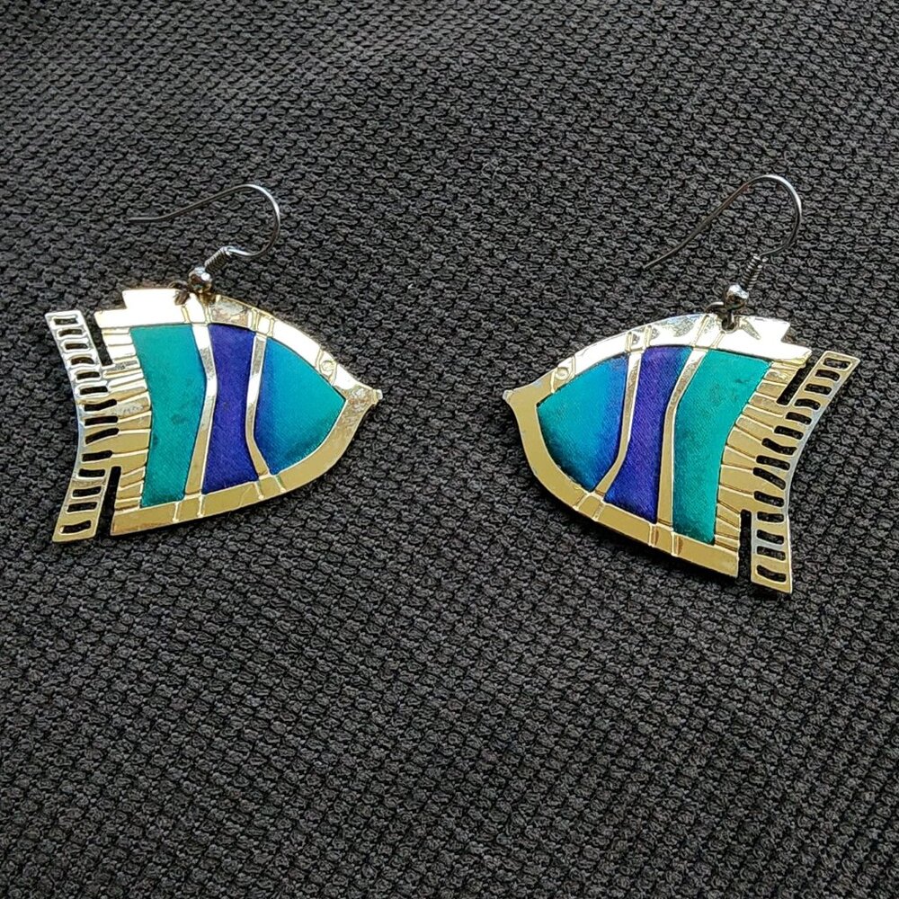 Claire's Tropical Fish Drop Dangle Earrings
